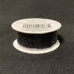 Michael’s Black Sequin Trim 2.5m” x 180”